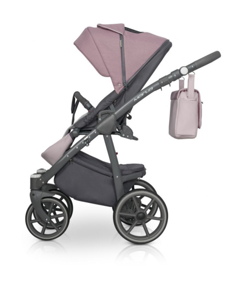 RIKO MARLA Wózek wielofunkcyjny 3w1 z fotelikiem 0-13 kg - SCARLET