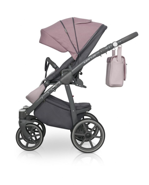 RIKO MARLA Wózek wielofunkcyjny 3w1 z fotelikiem 0-13 kg - SCARLET