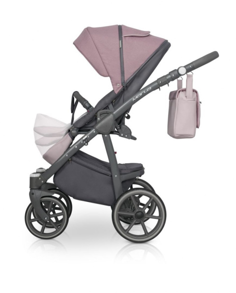 RIKO MARLA Wózek wielofunkcyjny 3w1 z fotelikiem 0-13 kg - SCARLET