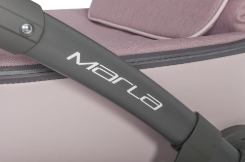 RIKO MARLA Wózek wielofunkcyjny 3w1 z fotelikiem 0-13 kg - SCARLET