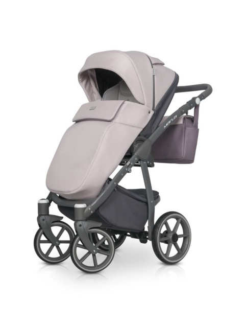RIKO MARLA Wózek wielofunkcyjny 3w1 z fotelikiem 0-13 kg - DIRTY PINK