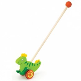 Viga Toys Drewniany Pchacz Dinozaur