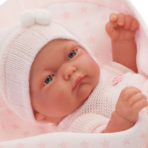 EKSKLUZYWNA LALKA ANTONIO JUAN PITUS MANTITA 4069 - różowy