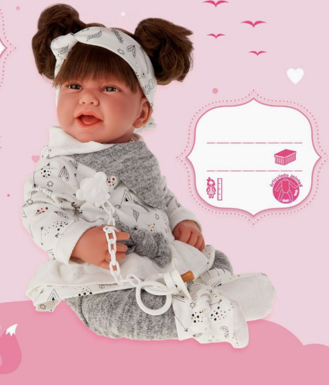 EKSKLUZYWNA LALKA ANTONIO JUAN CARLA GRIS 3390