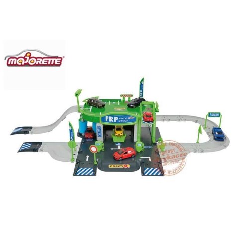 MAJORETTE Garaż Stacja Benzynowa Creatix