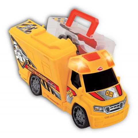 DICKIE Construction Samochód z narzędziami Światło Dźwięk