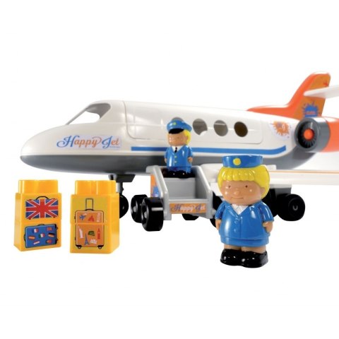 Ecoiffier Abrick Samolot Happy Jet z figurkami