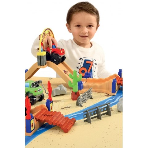 Ecoiffier Abrick Tor Wyścigowy 4 Auta Samochody