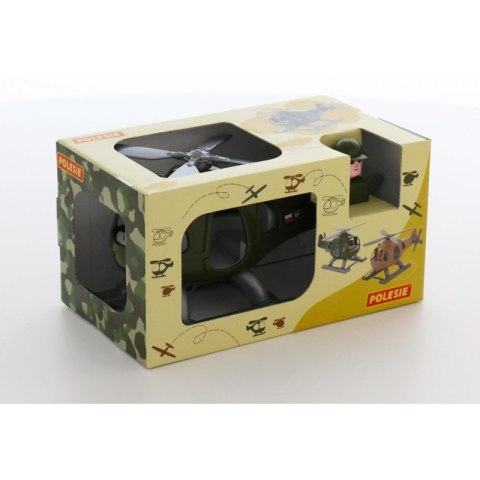 Helikopter Smigłowiec Wojskowy Grzmot Figurka Pilota