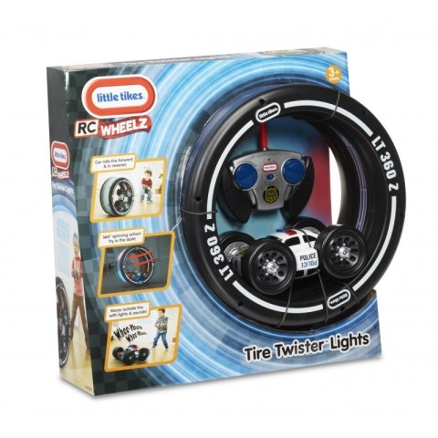 Little Tikes Samochód Policyjny RC w oponie 2w1 Tire Twister Light
