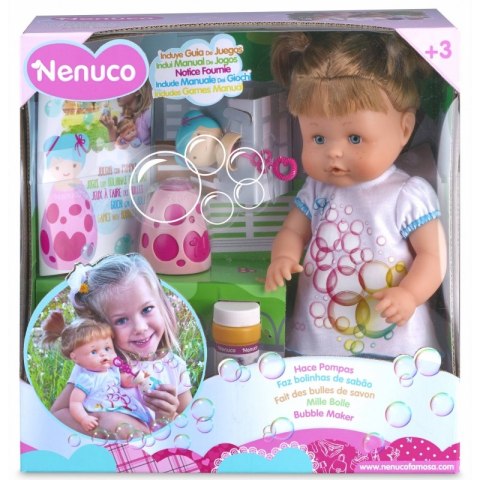 Nenuco Interaktywana Lalka Fabryka Baniek Bubble Maker 30 cm