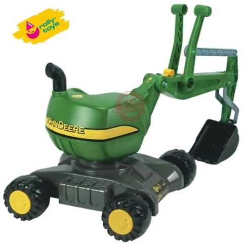 Rolly Toys RollyDigger John Deere Koparka samobieżna Jeździk - Zielony