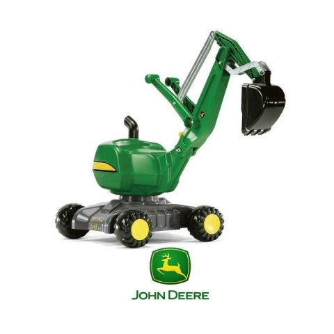 Rolly Toys RollyDigger John Deere Koparka samobieżna Jeździk - Zielony