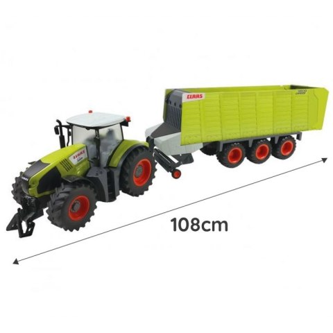 Traktor Claas Axion 870 z Przyczepą Cargos 9600 Zdalnie sterowany RC 1:16 Happy People
