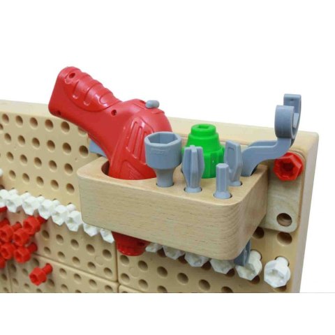 MASTERKIDZ Zestaw Narzędzia Z Wkrętarką 8 Elementów Do Tablicy Naukowo-Kreatywnej STEM