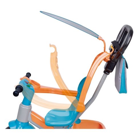 Feber Rowerek trójkołowy 3w1 Baby Plus Music Torba Daszek