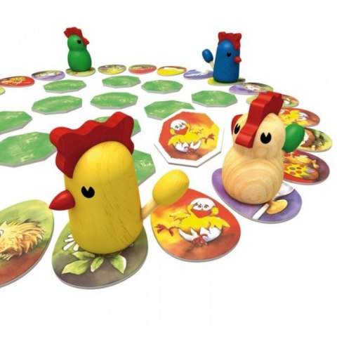 Gra Planszowa Pamięciowa Skubane Kurczaki ZOCH Dla Dzieci 4 Graczy