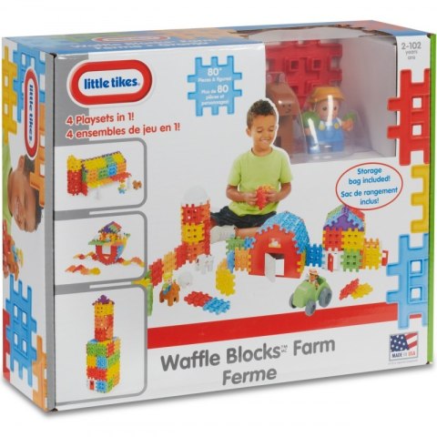 Little Tikes Klocki Wafle Zestaw Farma 4w1