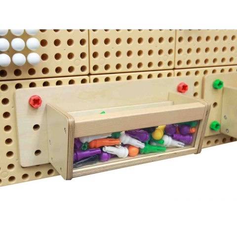 MASTERKIDZ Pojemnik Na Akcesoria Przezroczysta Ścianka - Tablica Naukowo-Edukacyjna STEM