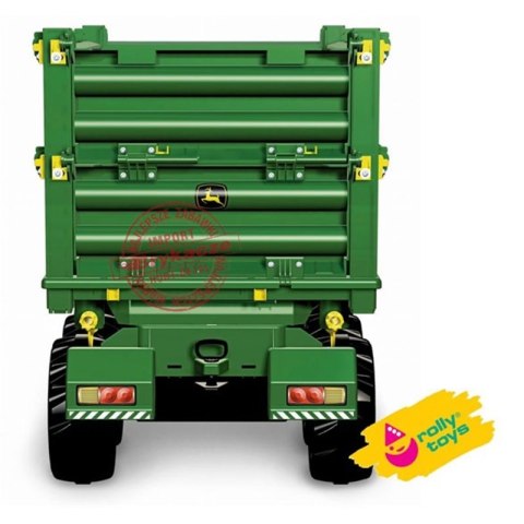 Rolly Toys rollyMulti Trailer - Przyczepa Wywrotka Rolly Multi John Deere 3 osiowa