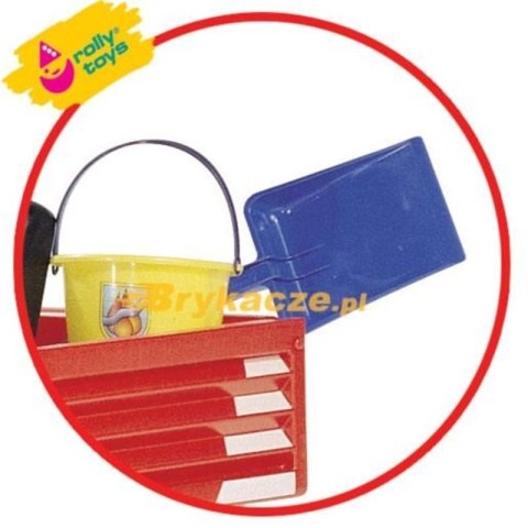 Rolly Toys Unimog Mercedes Benz Samochód na pedały Straż + Kogut