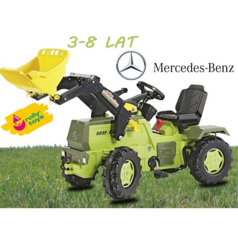 Traktor rollyFarmtrac MB 1500 na Pedały z Biegami - Mercedes Benz FarmTrac 3-8 Lat Rolly Toys