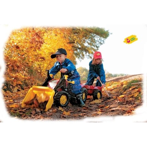 Rolly Toys rollyKid Traktor na pedały z łyżką i przyczepą 2-5 Lat