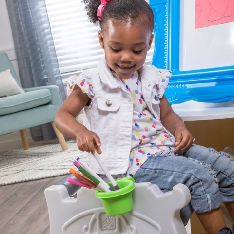 Step2 Sztaluga z ozdobną ramą Tablica 2w1