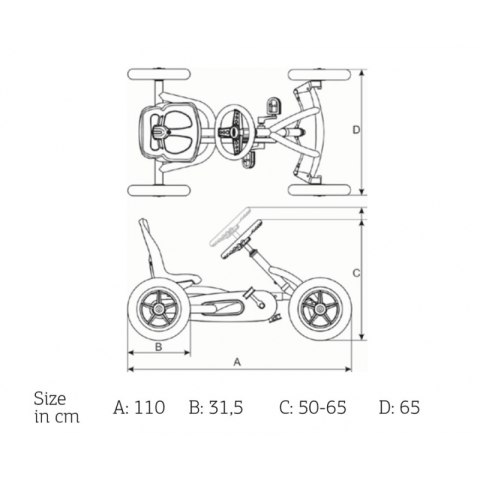 BERG Gokart na pedał Buddy Pro BFR