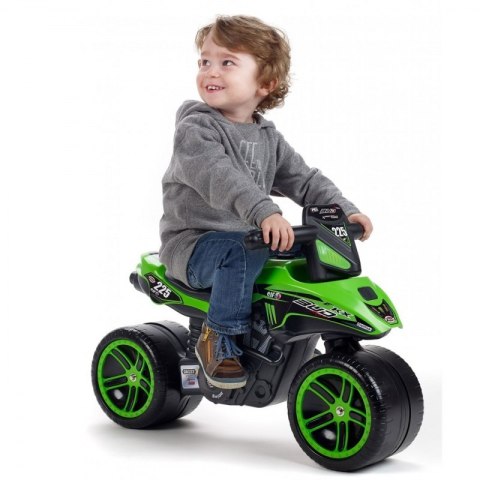 FALK Jeździk Racing Zielony Szerokie Koła od 2 Lat