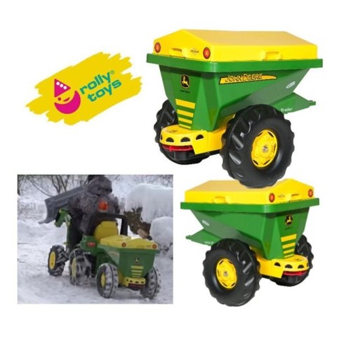 Rolly Toys Przyczepa / Siewnik Piaskarka 2 w 1 John Deere