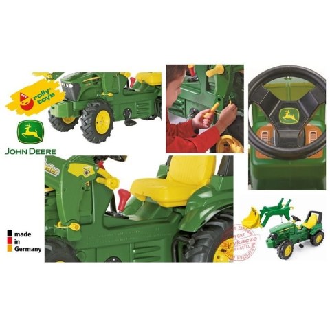 Rolly Toys rollyFarmtrac John Deere 7930 - Traktor na pedały z łyżką Zielony