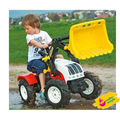 Rolly Toys rollyFarmTrac Steyr na pompowanych kołach + Łyżka