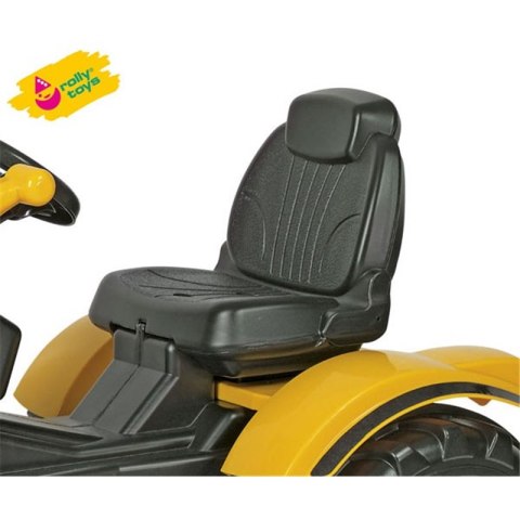 Rolly Toys rollyFarmTrac Traktor na pedały JCB z Łyżką Ciche Koła