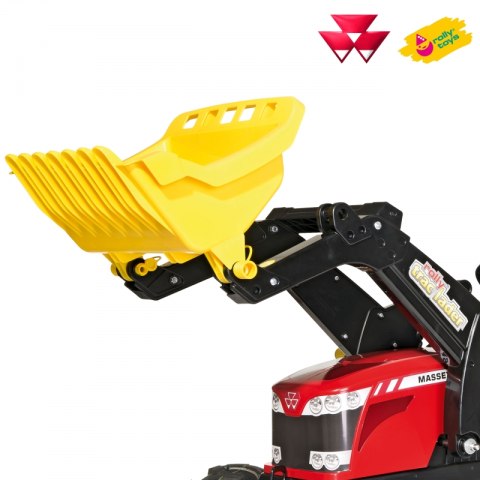 Rolly Toys rollyFarmtrac MASSEY FERGUSON Traktor na pedały z łyżką Pompowane koła