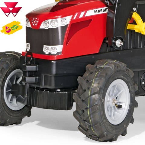 Rolly Toys rollyFarmtrac MASSEY FERGUSON Traktor na pedały z łyżką Pompowane koła