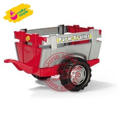 Rolly Toys RollyJunior RT - Traktor na pedały z przyczepą Junior 3-8 lat do 50kg