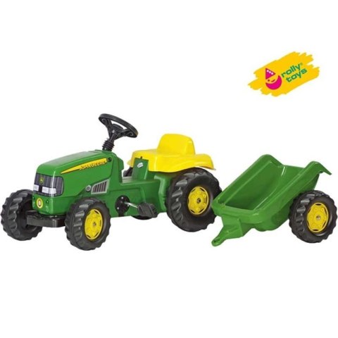 Rolly Toys rollyKid Traktor na pedały John Deere z przyczepką 2-5 lat