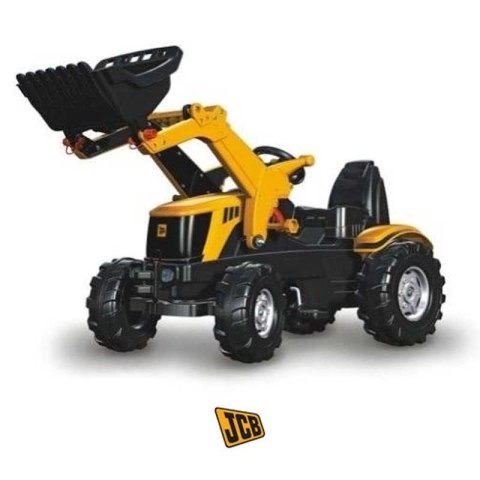 RollyKid JCB Rolly Toys Traktor na Pedały z Łyżką i Przyczepą
