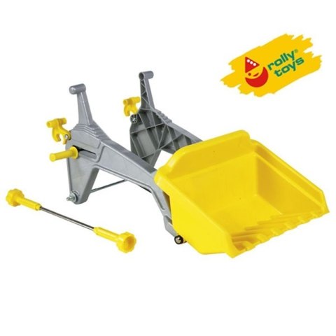 Rolly Toys RollyKid John Deere Traktor na Pedały z Łyżką i Przyczepą - Zielony