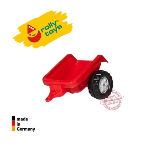 Rolly Toys rollyKid-X Traktor na Pedały czerwony z Łyżką i Przyczepą STEYR Czerwony