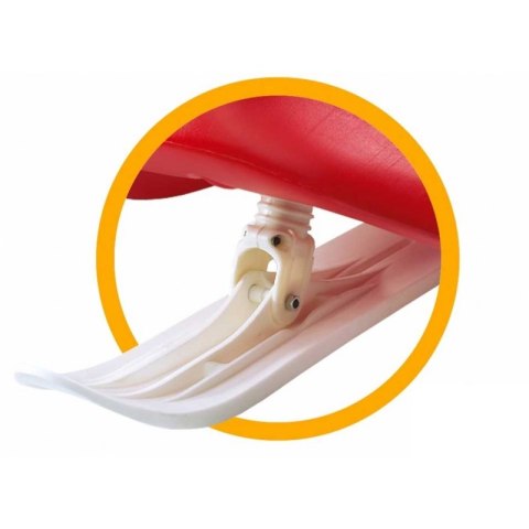 BIG Skuter Śnieżny Sanki Bobby-Bob Czerwone