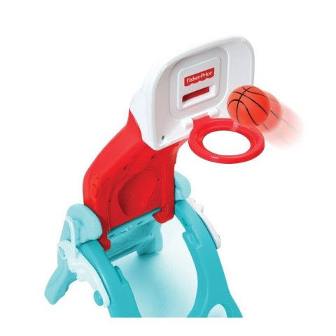 Fisher Price Plac zabaw 6w1 koszykówka zjeżdżalnia + Zestaw 3 piłek Disney!
