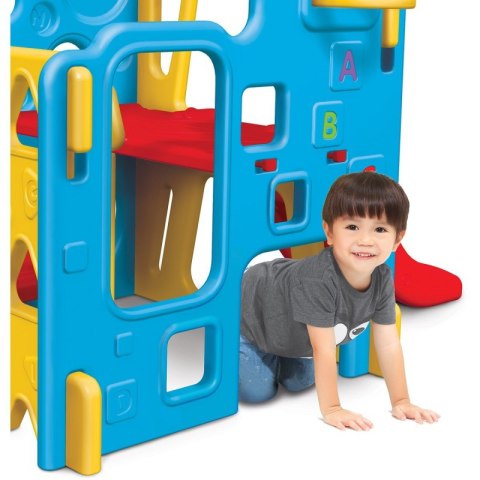 Plac zabaw ze zjeżdżalnią koszykówką i wspinaczką Grow'n Up