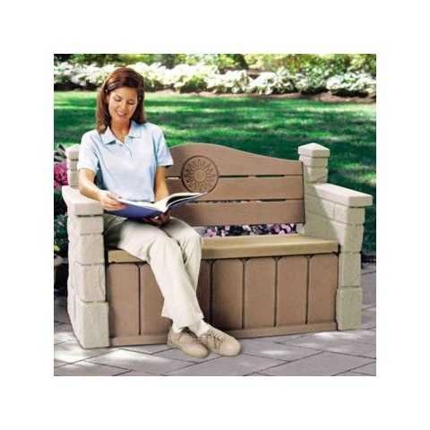 Step2 Ławka z Oparciem Pojemnik Na Zabawki