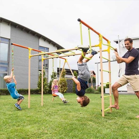 Stanowisko gimnastyczne metalowe huśtawka plac zabaw Kettler
