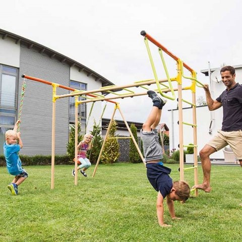 Stanowisko gimnastyczne metalowe huśtawka plac zabaw Kettler