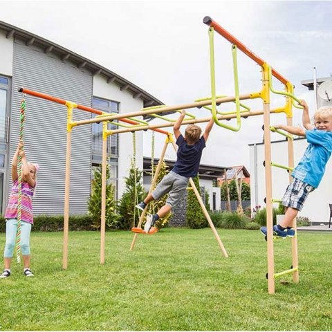 Stanowisko gimnastyczne metalowe huśtawka plac zabaw Kettler