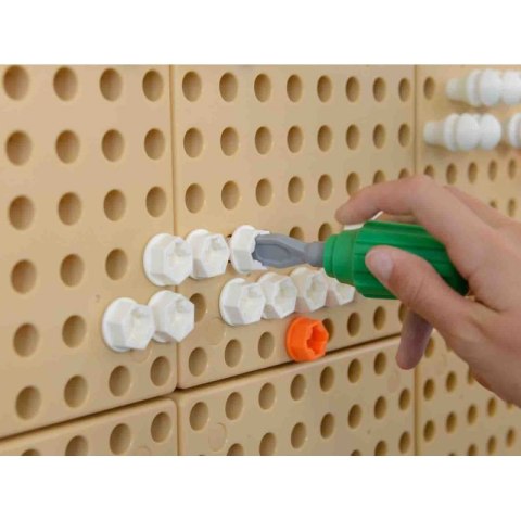 MASTERKIDZ Ręczne Narzędzia 6 Elementów Śrubokręt Klucz - Tablica Naukowo-Edukacyjna STEM