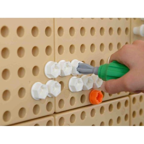 MASTERKIDZ Ręczne Narzędzia 6 Elementów Śrubokręt Klucz - Tablica Naukowo-Edukacyjna STEM